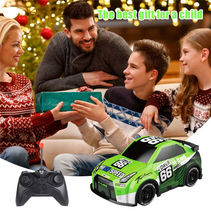 Q240 1 / 24 2WD Remote Control Racing Car Children Toy RC Car with Cool Light