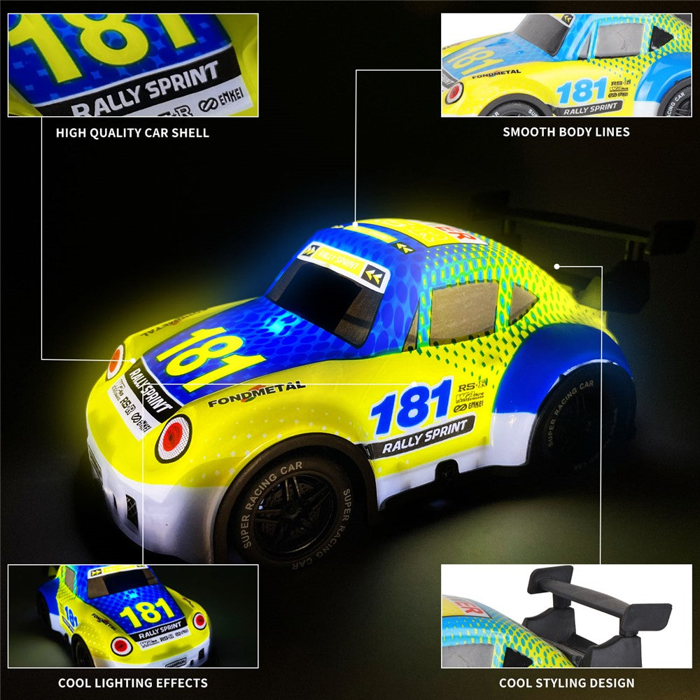 Q241 1 / 24 2WD Remote Control Car Kids Toy RC Racing Car with Cool Light
