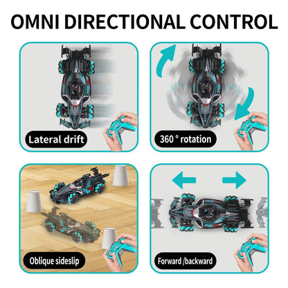 HD3377 1 / 14 RC Racing Car Toy Light Music Mist Spray Remote Control Car, Single Remote Controller