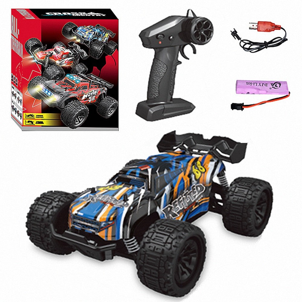 2.4G Remote Control Off-Road Car Shock Absorbing 1:18 RC Vehicle Toy with LED Light