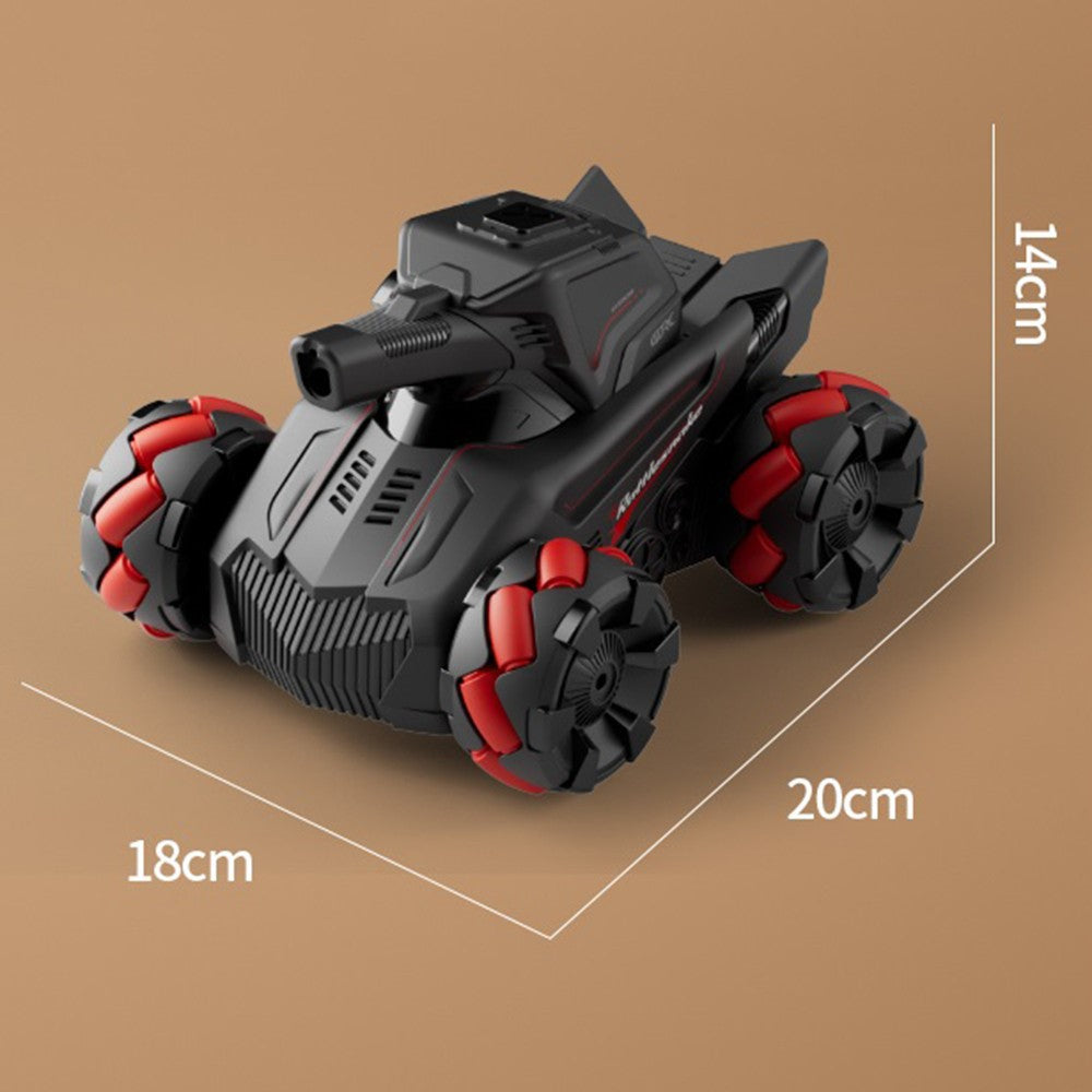 4DRC 4D-Y8 RC Tank Car 4WD Off-Road Water Bullet Shooter 2.4G Remote Control Single Battery