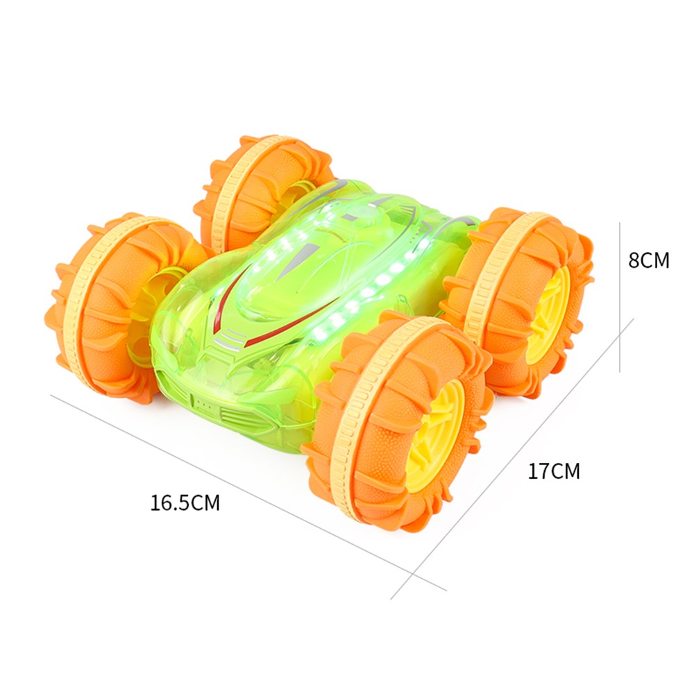 JC014 2.4G Remote Control Stunt Car Amphibious Vehicle Gift with 7 Color LED Lights (CE / CPC / EN71 / ASTM / CPSIA Certified)