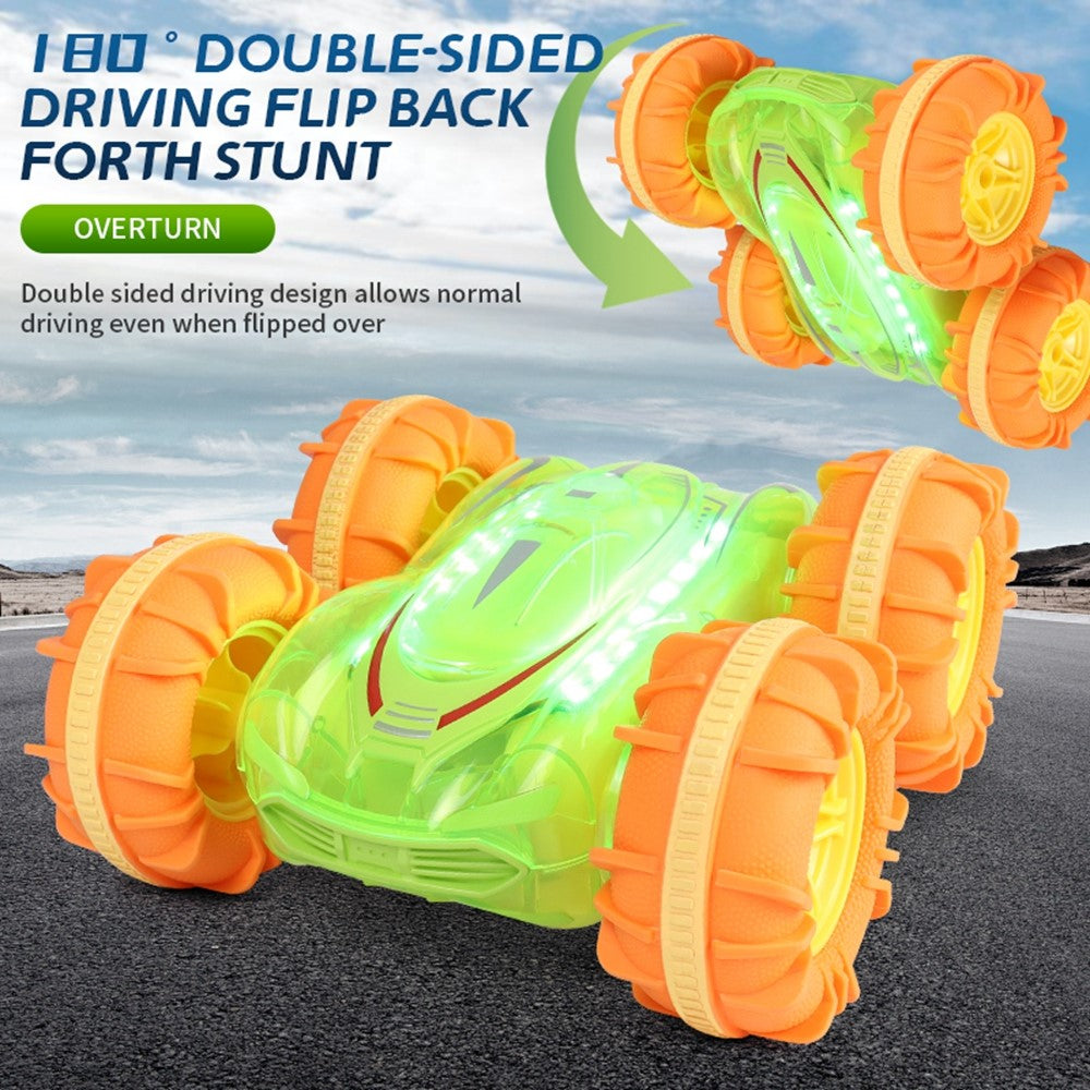 JC014 2.4G Remote Control Stunt Car Amphibious Vehicle Gift with 7 Color LED Lights (CE / CPC / EN71 / ASTM / CPSIA Certified)