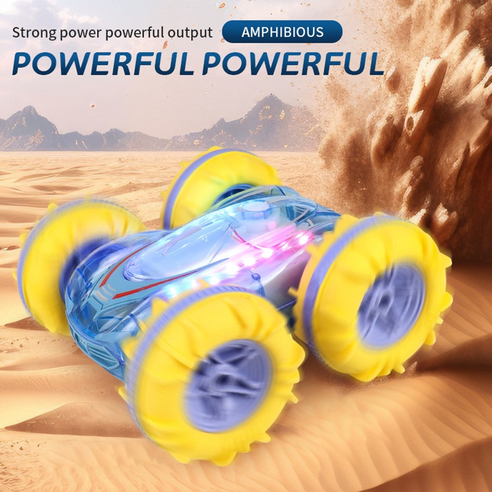 JC014 2.4G Remote Control Stunt Car Amphibious Vehicle Gift with 7 Color LED Lights (CE / CPC / EN71 / ASTM / CPSIA Certified)