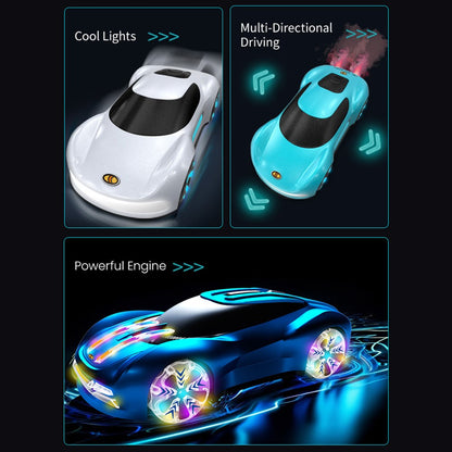 Q206 Style A Remote Control Sports Car with Light and Spray Simulated RC Vehicle , Handheld Remote + Watch Remote