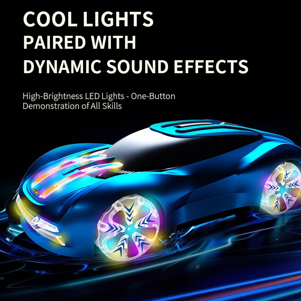 Q206 Style A Remote Control Sports Car with Light and Spray Simulated RC Vehicle , Handheld Remote + Watch Remote