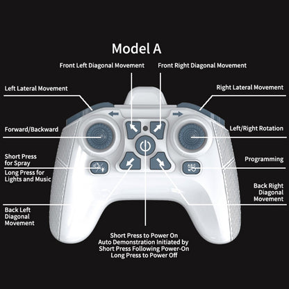 Q206 Style A Remote Control Sports Car with Light and Spray Simulated RC Vehicle , Handheld Remote + Watch Remote