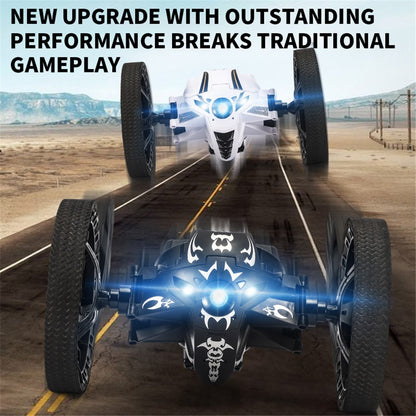 Q207 2.4G Remote Control Stunt Car Jumping RC Vehicle Electric Toy for Kids with Rechargeable Battery