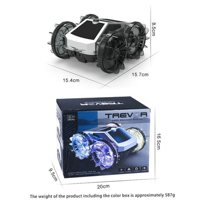 CV-B904 2.4G Amphibious Stunt Car Toy RC Vehicle Double-Sided Driving Water Surface Drifting Off-Road Rolling Gesture Control Toy, Single Remote
