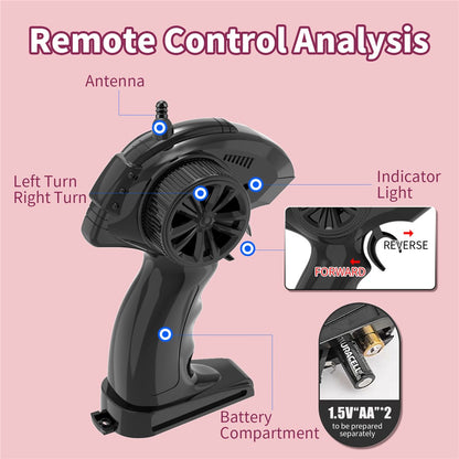Q217 Style B 2.4G RC Car Remote Control Off Road High Speed Drift Racing Vehicle with LED Light, Single Battery