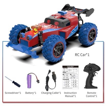 Q217 Style B 2.4G RC Car Remote Control Off Road High Speed Drift Racing Vehicle with LED Light, Single Battery