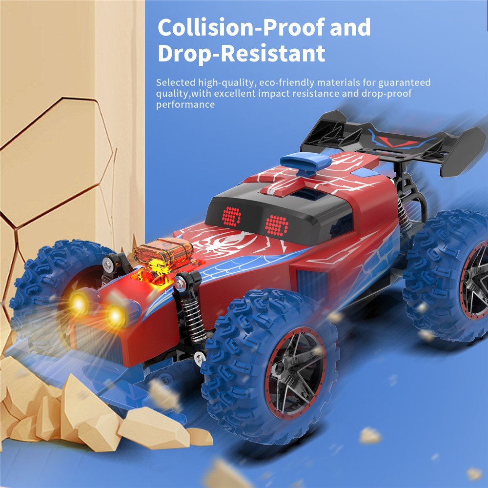 Q217 Style B 2.4G RC Car Remote Control Off Road High Speed Drift Racing Vehicle with LED Light, Single Battery