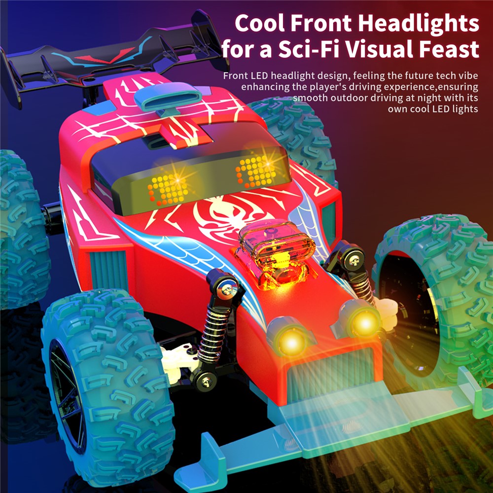 Q217 Style B 2.4G RC Car Remote Control Off Road High Speed Drift Racing Vehicle with LED Light, Dual Battery