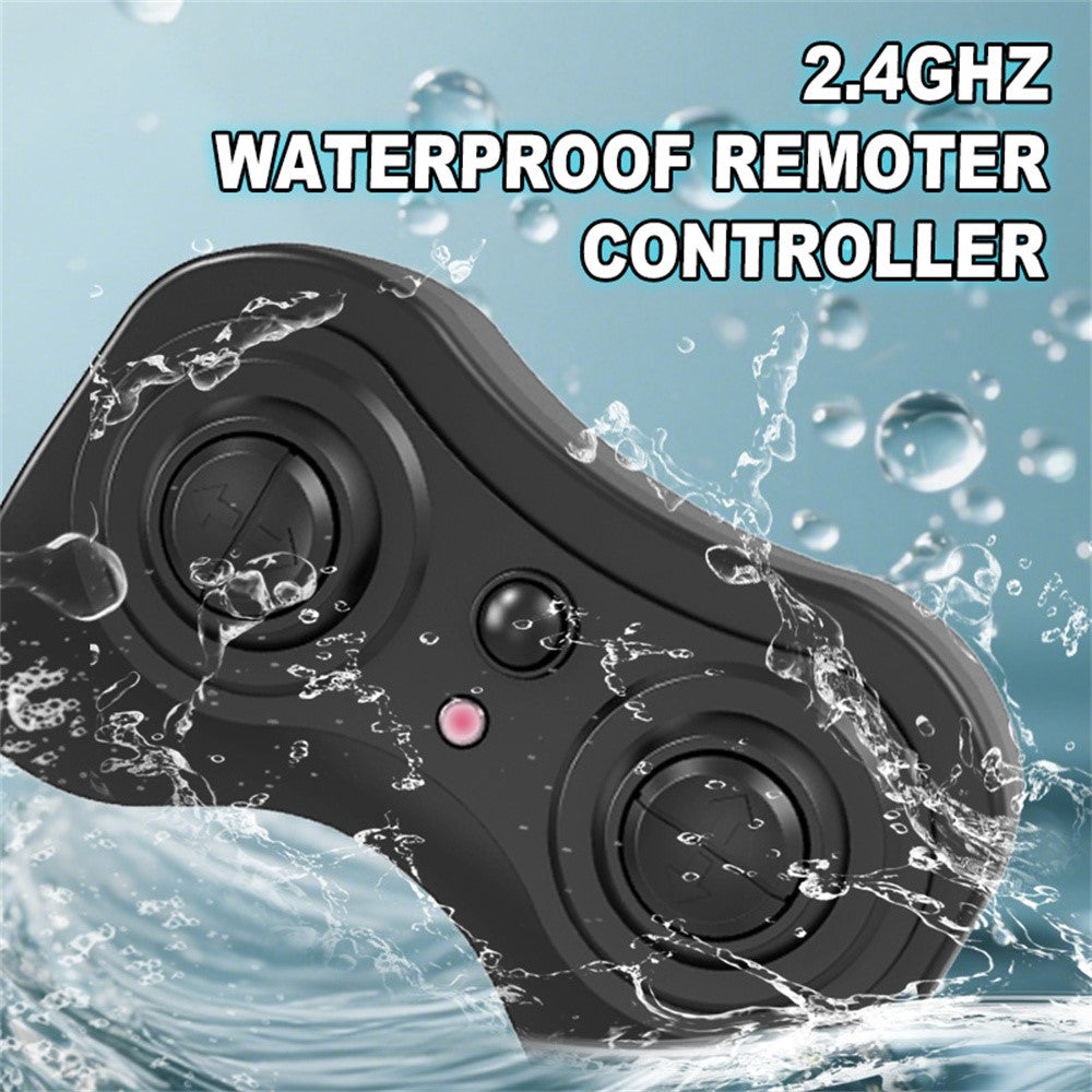 Q218 8WD Amphibious RC Car Waterproof 2.4G Remote Control Off-Road Crawler Vehicle, Dual Battery