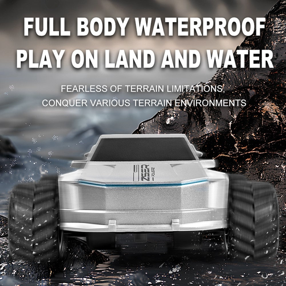 Q212 4WD Amphibious 2.4G RC Car 360 Degree Rotation Off Road Vehicle with Remote Control, 1 Battery