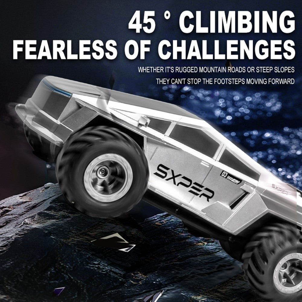 Q212 4WD Amphibious 2.4G RC Car 360 Degree Rotation Off Road Vehicle with Remote Control, 1 Battery