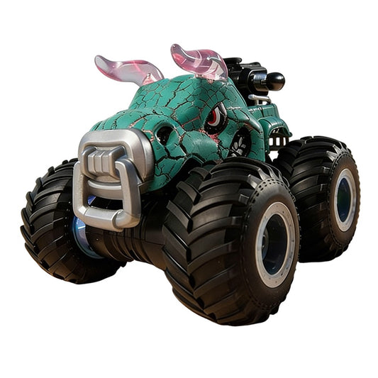 YL-134 2.4GHz Remote Control Bull Stunt Car Off-road Vehicle Boy Girl RC Toy with Water Mist Spray / Light