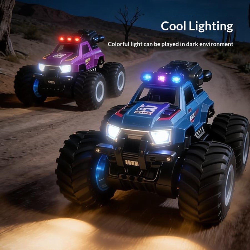 YL-131 2.4GHz Remote Control Stunt Car Off-road Vehicle Boy Girl RC Toy with Water Mist Spray / Light