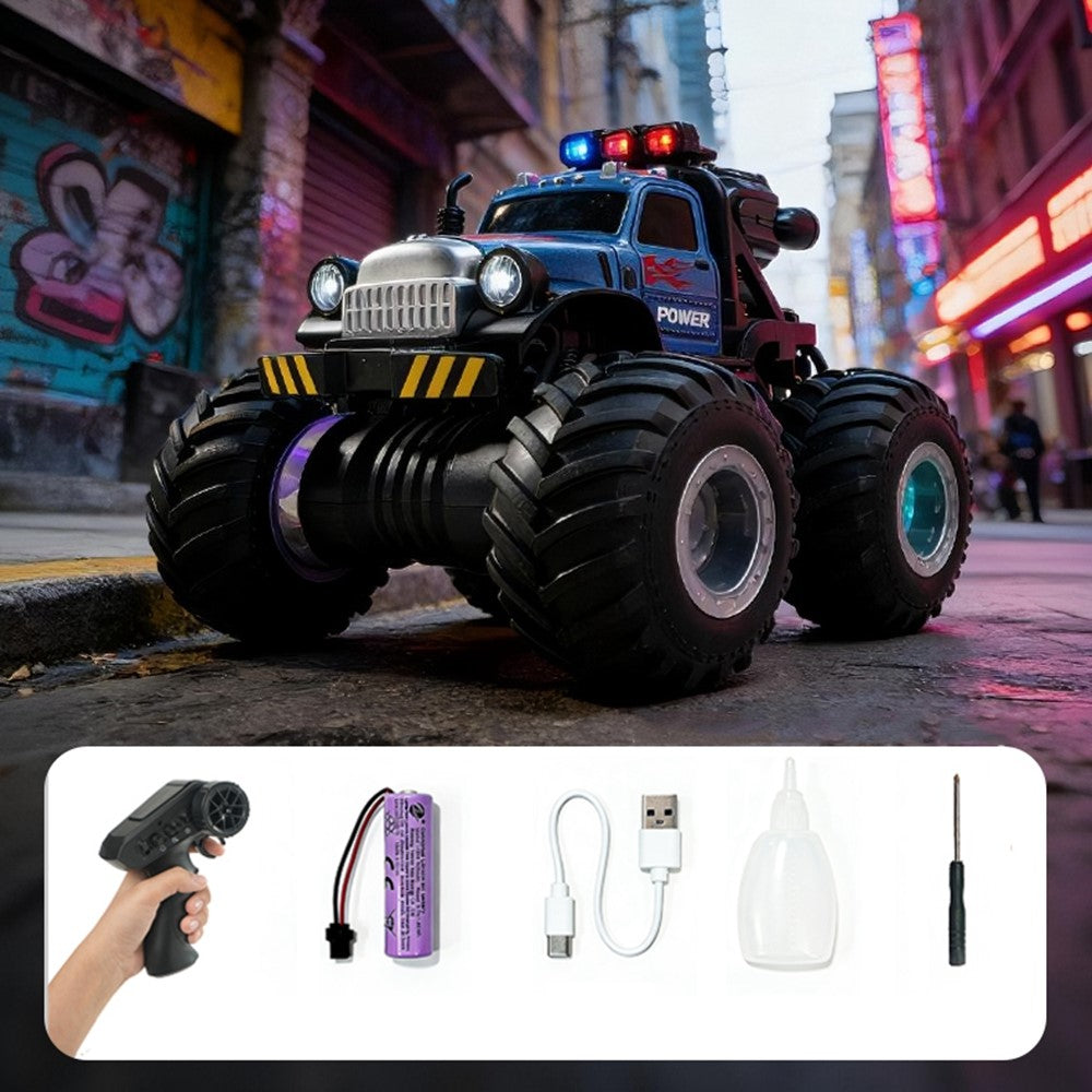 YL-131 2.4GHz Remote Control Stunt Car Off-road Vehicle Boy Girl RC Toy with Water Mist Spray / Light