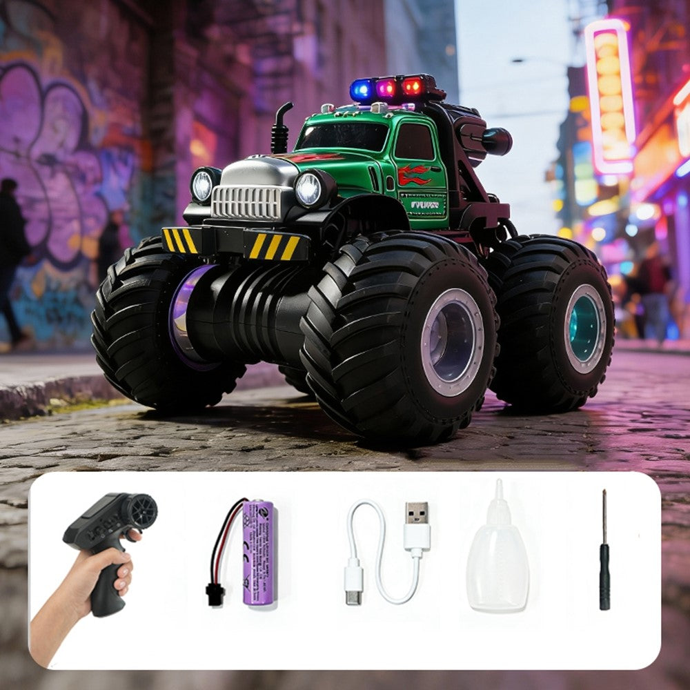 YL-131 2.4GHz Remote Control Stunt Car Off-road Vehicle Boy Girl RC Toy with Water Mist Spray / Light