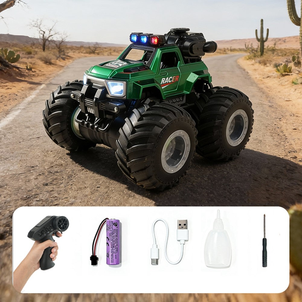 YL-131 2.4GHz Remote Control Stunt Car Off-road Vehicle Boy Girl RC Toy with Water Mist Spray / Light