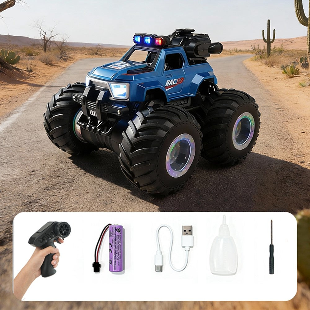 YL-131 2.4GHz Remote Control Stunt Car Off-road Vehicle Boy Girl RC Toy with Water Mist Spray / Light