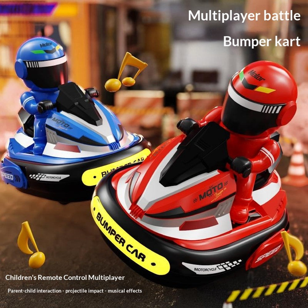 JXH111-429A 2Pcs 2.4G Remote Control Battle Bumper Car Parent-Child Interactive Car Toy
