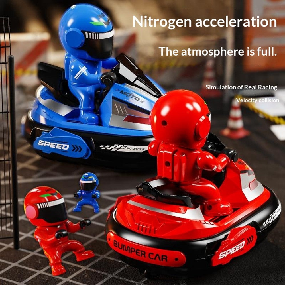 JXH111-429A 2Pcs 2.4G Remote Control Battle Bumper Car Parent-Child Interactive Car Toy