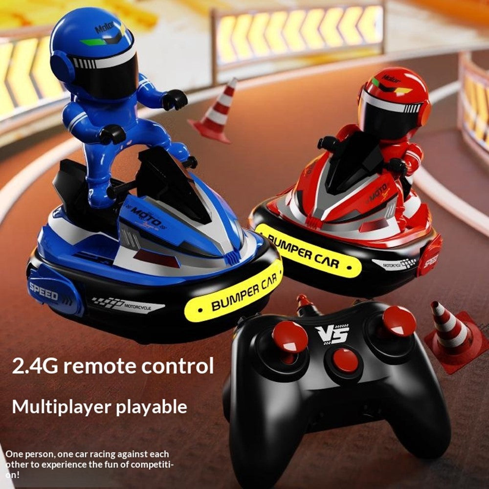 JXH111-429A 2Pcs 2.4G Remote Control Battle Bumper Car Parent-Child Interactive Car Toy