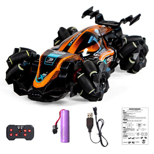 Q239 RC Stunt Car 360 Degrees Rotation Drift Formula Electric Car Toy 2.4G Remote Control Toy for Kids Adults