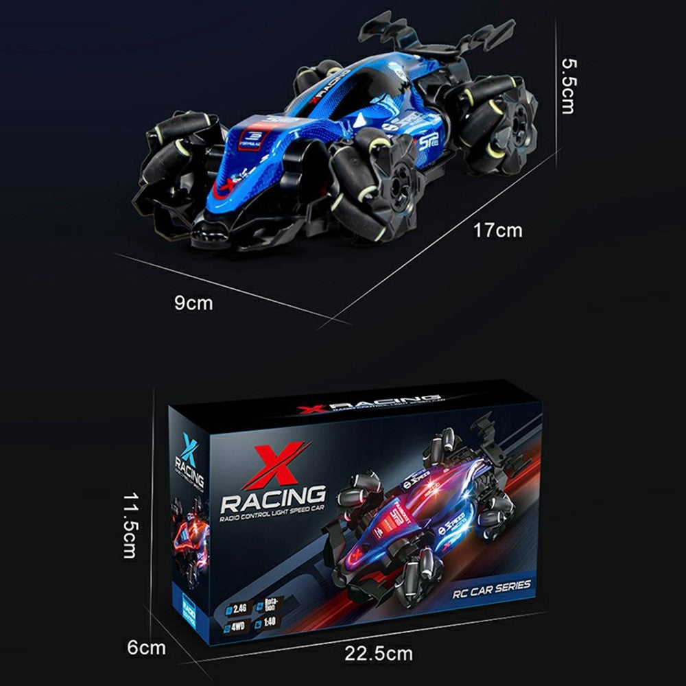 Q239 RC Stunt Car 360 Degrees Rotation Drift Formula Electric Car Toy 2.4G Remote Control Toy for Kids Adults