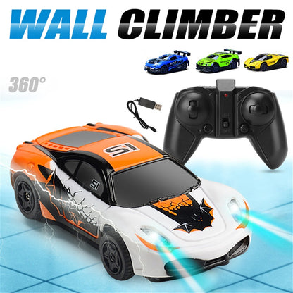 GOLD LIGHT 777-617 Mini 2.4G 4WD Wall Climbing RC Car with LED Light