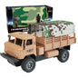 Four-Channel Remote Control Truck Model Toys Simulation Electric Car Toy Military RC Transport Vehicle