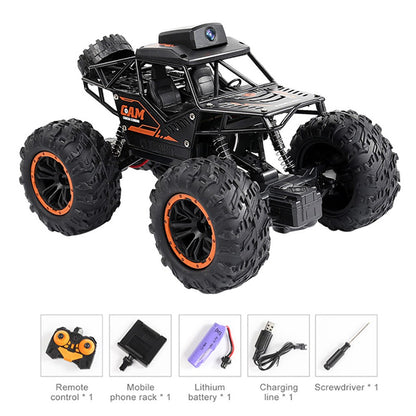 YT6602 WiFi Camera Climbing Car 2.4G Alloy Off-Road Vehicle Toy APP Control Truck for Kids