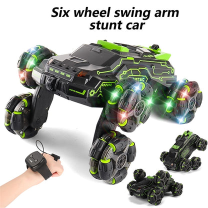JJRC JC03 Children 4WD 2.4GHz RC Car 360-Degree Rotating Stunt Car Electric Vehicle Toy with Light / Spray Fog Function
