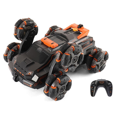 JJRC JC03 Children 4WD 2.4GHz RC Car 360-Degree Rotating Stunt Car Electric Vehicle Toy with Light / Spray Fog Function