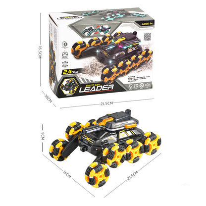 YL-86 2.4G RC Stunt Car for Kids Age Above 6 Dual Control Modes Off-Road Drift Cars Toy with LED Lights