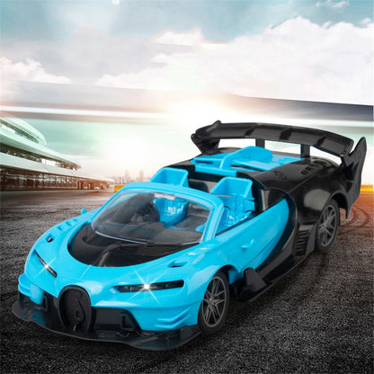 LX6078A 1:18 4CH RC Car Simulation Racing Car Model Toy Wireless Drift Electric Vehicle Toys for Children