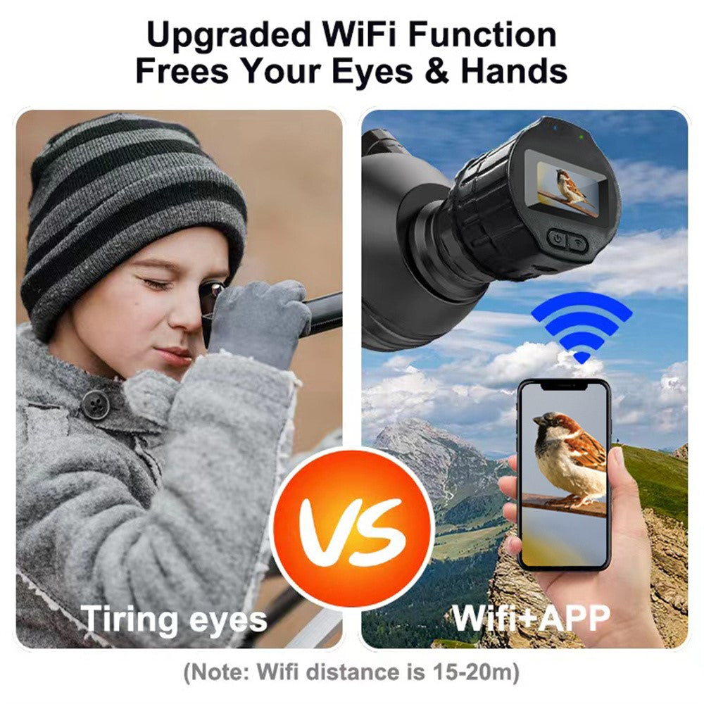 V13 WiFi Electronic Eyepiece 1.5 Inch HD Screen For Birdwatching Astronomy Telescope Universal Eyepiece
