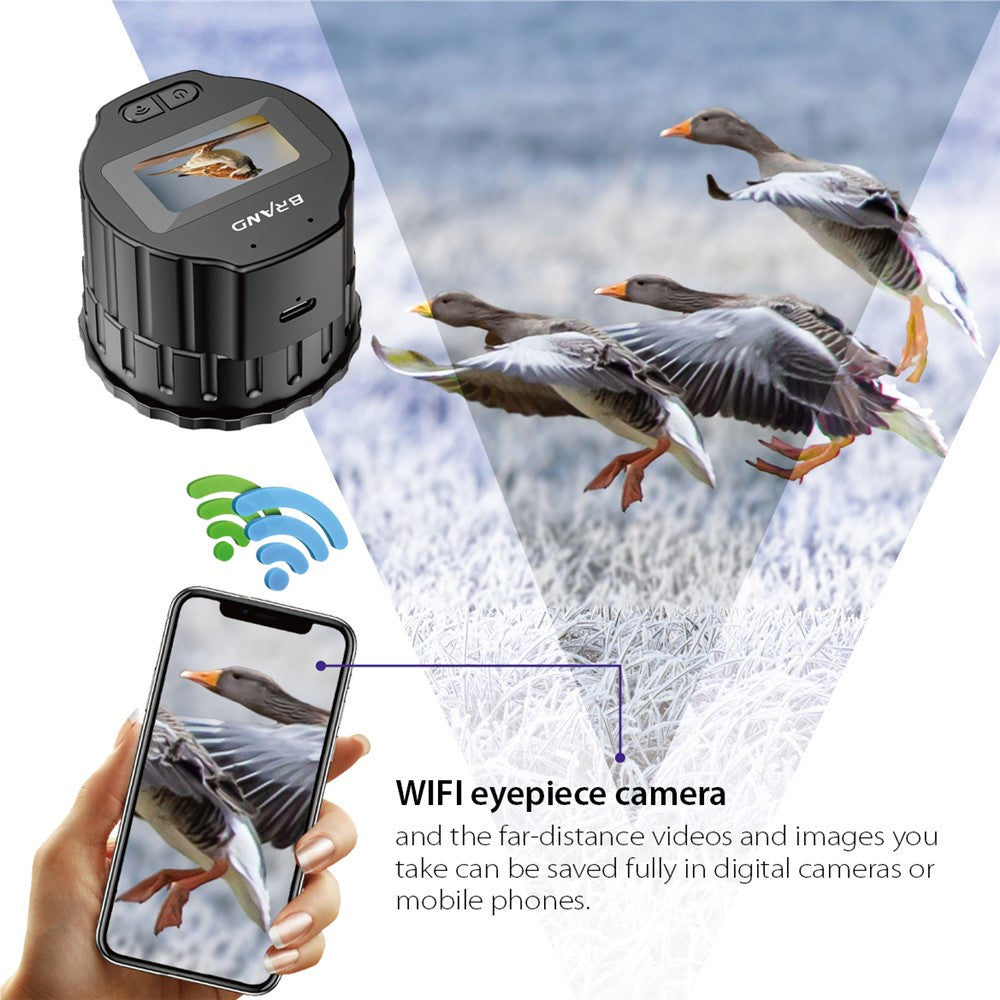 V13 WiFi Electronic Eyepiece 1.5 Inch HD Screen For Birdwatching Astronomy Telescope Universal Eyepiece