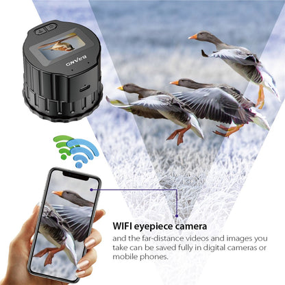 V13 WiFi Electronic Eyepiece 1.5 Inch HD Screen For Birdwatching Astronomy Telescope Universal Eyepiece