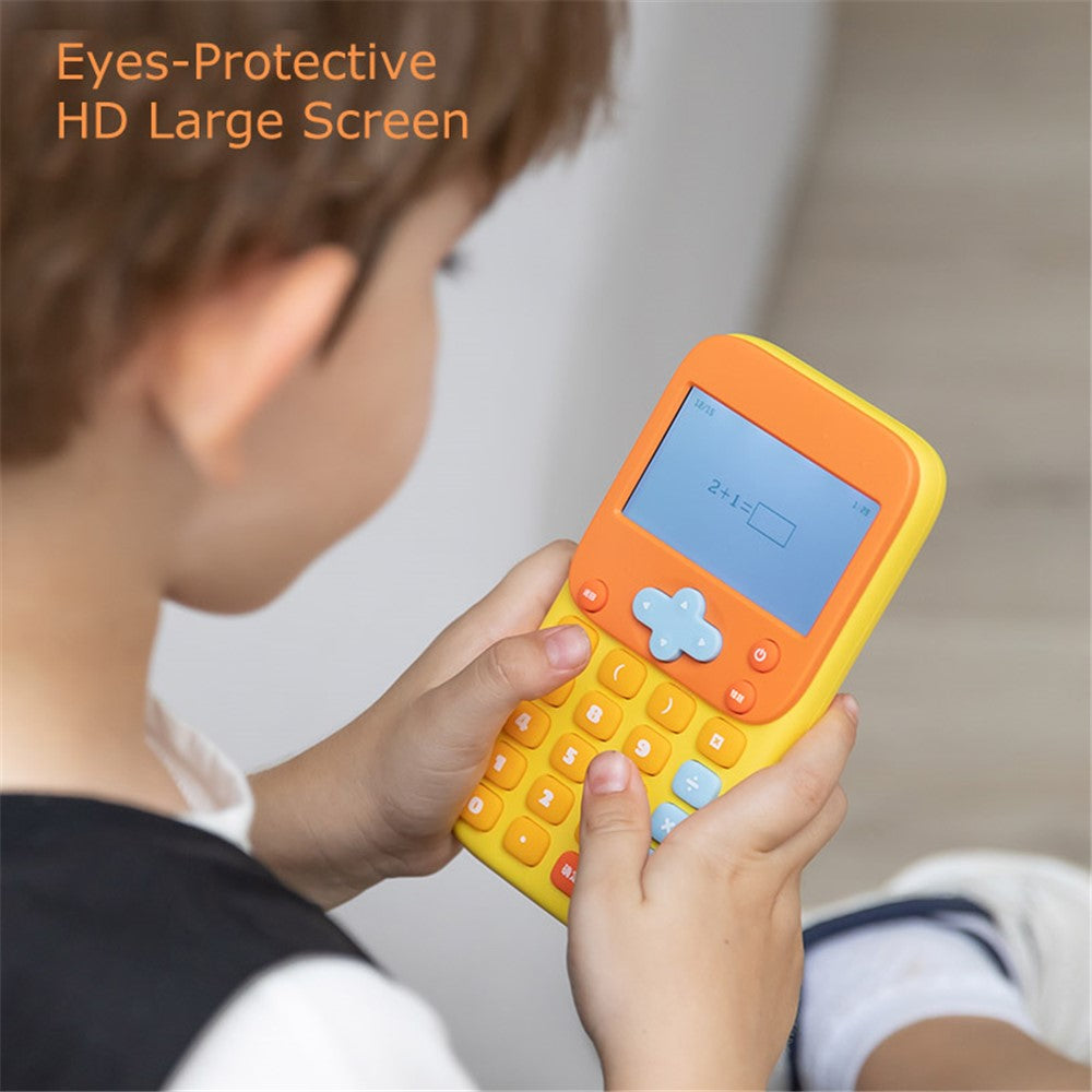KOOOL K45 II Cartoon Children Math Calculator Learning Machine Mini Math Exercise Pad for Primary / Middle School Students