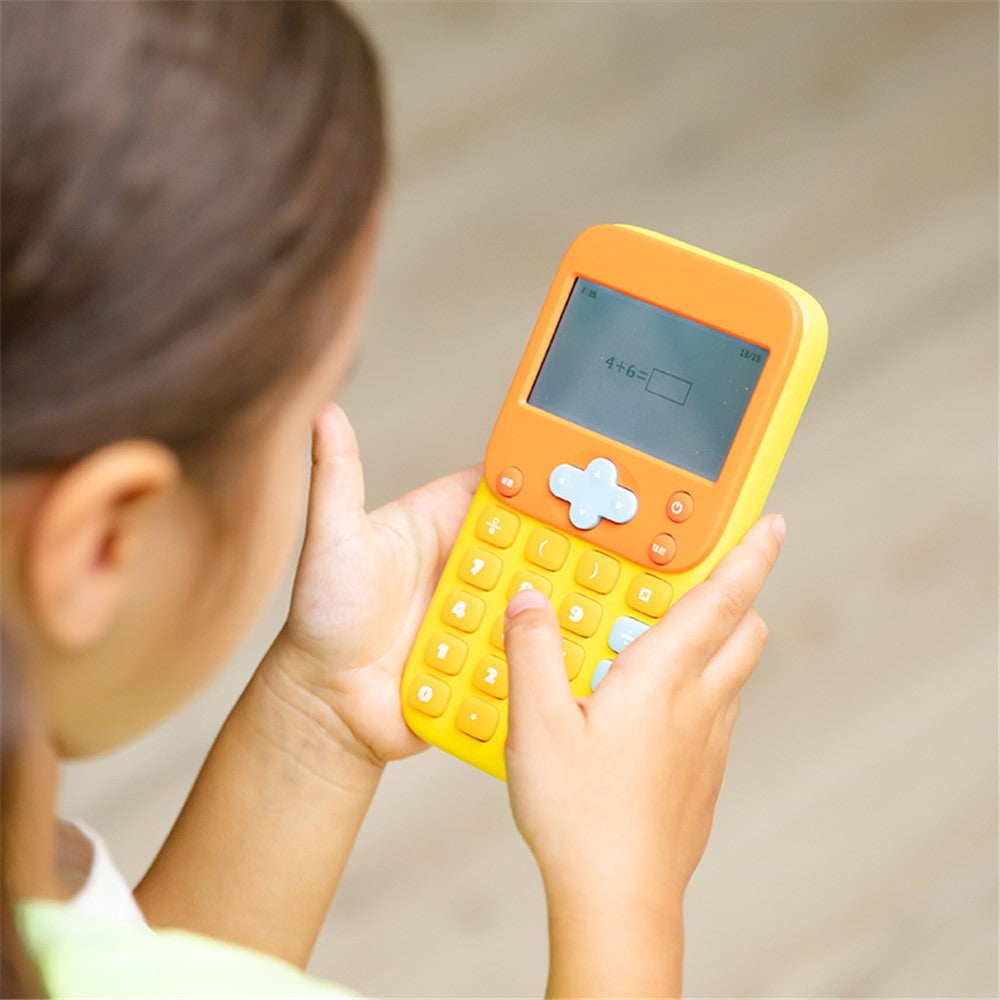 KOOOL K45 II Cartoon Children Math Calculator Learning Machine Mini Math Exercise Pad for Primary / Middle School Students