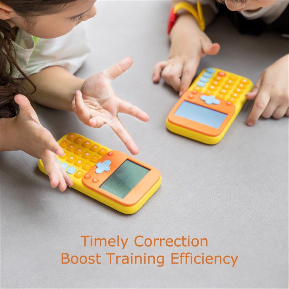KOOOL K45 II Cartoon Children Math Calculator Learning Machine Mini Math Exercise Pad for Primary / Middle School Students