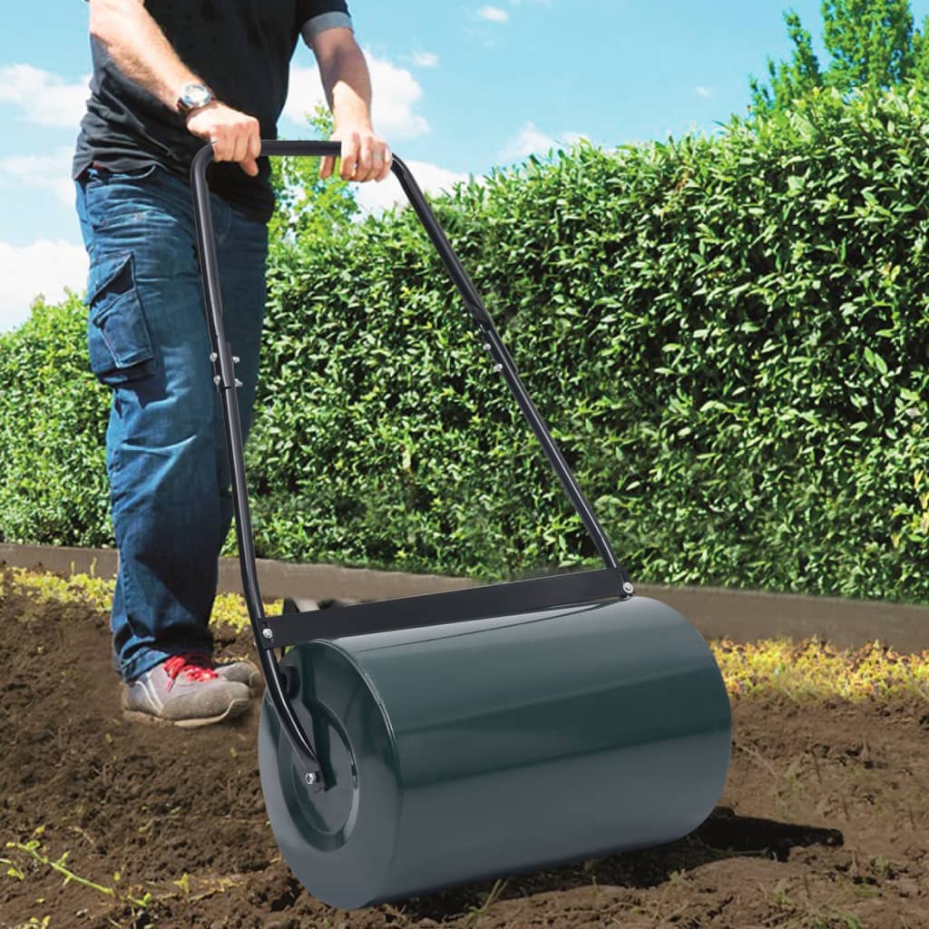 Rasenwalze 63 Cm 50 L Grün Und Schwarz