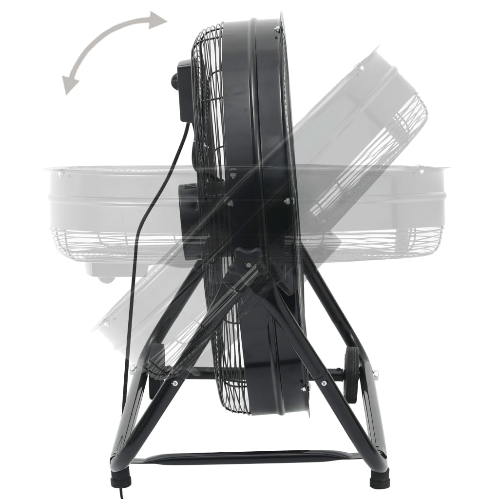 Trommelventilator Industriell 60 Cm 172,5 W Schwarz