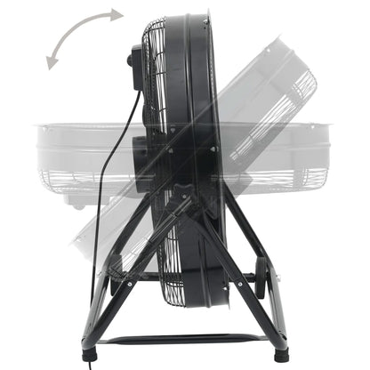 Trommelventilator Industriell 60 Cm 172,5 W Schwarz