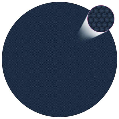 Treibende Pool-Solarplane Pe 210 Cm Schwarz Und Blau