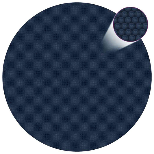 Treibende Pool-Solarplane Pe 210 Cm Schwarz Und Blau