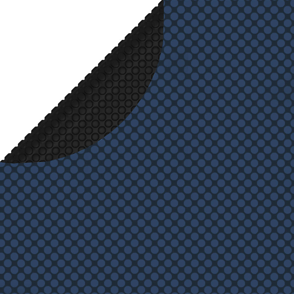 Treibende Pool-Solarplane Pe 210 Cm Schwarz Und Blau